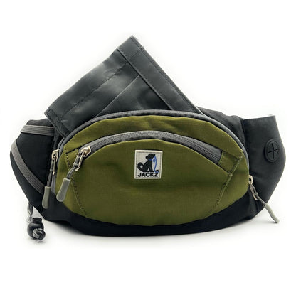 Dog Treat Pouch, Green Dog Treat Pouches with Removeable Pocket, Treat Pouches for Pet Training with Dog Poop Bag Dispenser and Used Dog Poop Bag Holder, Dog Treat Bags Training Pouch
