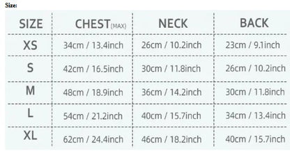 Nylon Zipper Dog Jacket