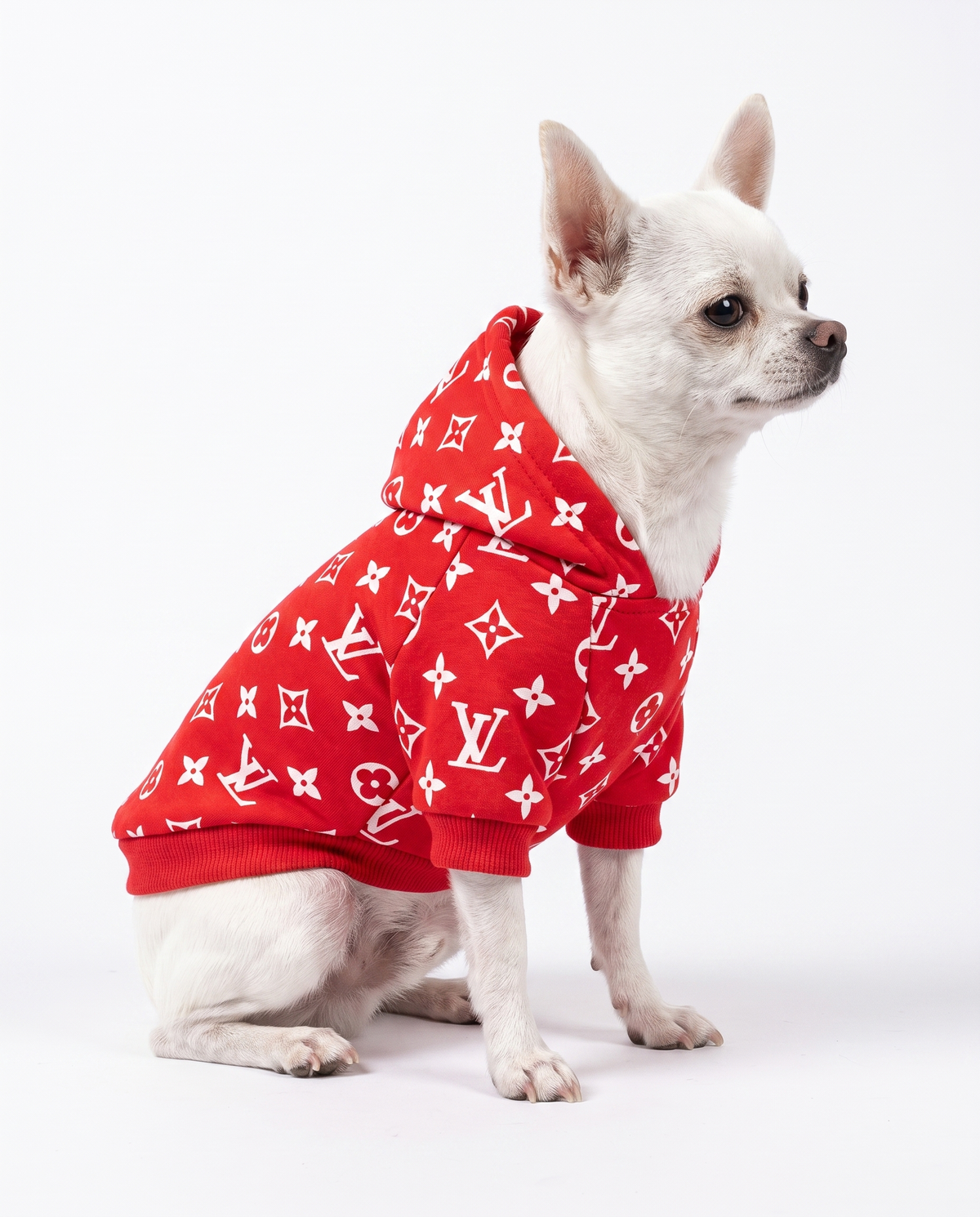 LV Dog Hoodie - Stylish Pet Sweatshirt