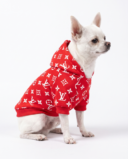 LV Dog Hoodie - Stylish Pet Sweatshirt