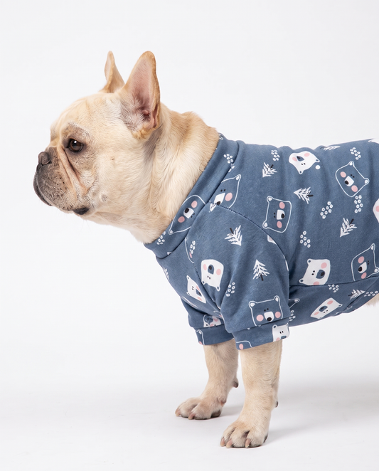 Floral Fleece Dog Sweater