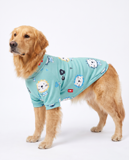 Floral Fleece Dog Sweater