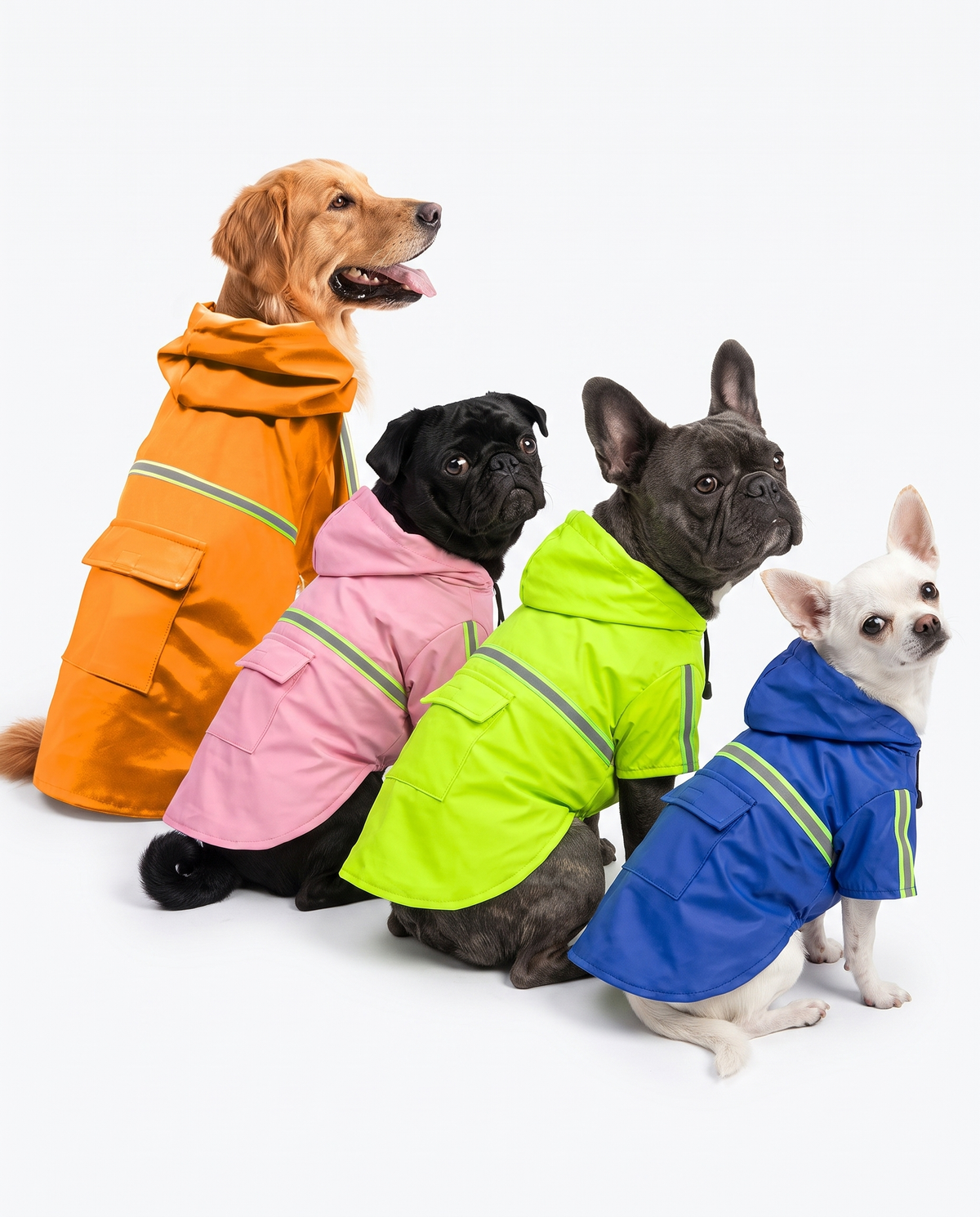 Reflective Dog Raincoat
