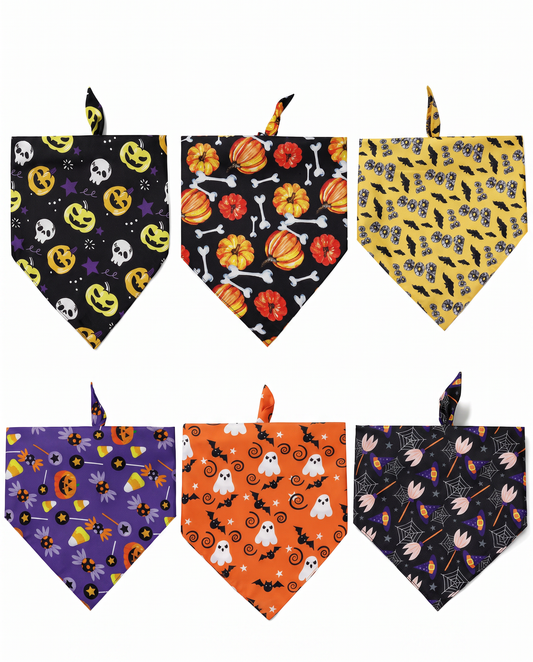 Halloween Dog Bandana – Spooky Seasonal Pet Scarf