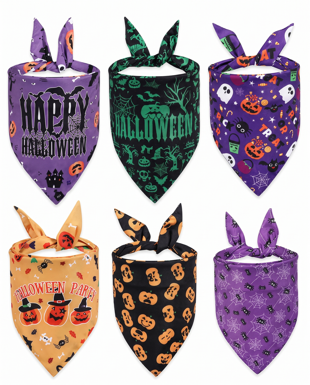 Halloween Dog Bandana – Spooky Seasonal Pet Scarf