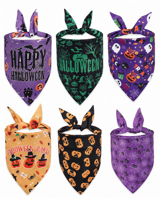 Halloween Dog Bandana – Spooky Seasonal Pet Scarf