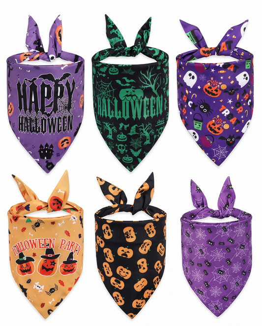 Halloween Dog Bandana – Spooky Seasonal Pet Scarf