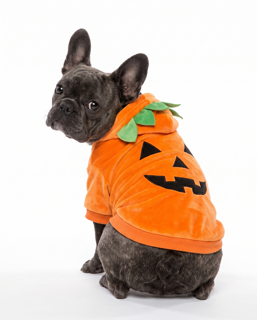 Halloween Dog Costume - Pumpkin Dog Hoodie